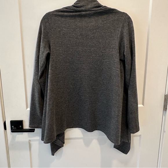 BOBEAU Women’s Gray Waterfall Cardigan Size S - Picture 6 of 7